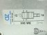 Mágnestekercs, AZ Pneumatica 352 ME-5/2 monostabil tekercs nélkül 
