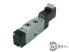 Mágnesszelep, Festo 173132 MEH-5/2-1/8-P-S-B 