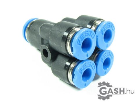 Többszörös gyorscsatlakozós elosztó, Festo 153209 QSQ-6-4 