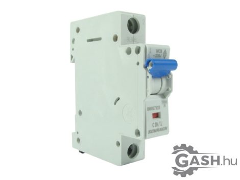 Kismegszakító, Schrack BM017110 C 10A, 1 pólusú, 10kA 