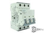   Kismegszakító, SIEMENS 5SY4306-7 MCB C 6A, 3 pólusú, 10kA 