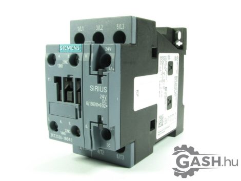 Teljesítmény kontaktor, SIEMENS 3RT2026-1BB40 25A, 400V AC 