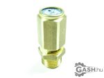 Biztonsági szelep, AirTek PN 25 D.6 mm, G1/4, 2 bar 