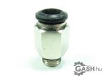 Dugaszolható menetes gyorscsatlakozó, Timmer B-GE-8-1/8-MSv 03015038 G1/8-8 mm Dugaszolható menetes gyorscsatlakozó, Timmer B-GE-8-1/8-MSv 03015038 G1/8-8 mm