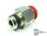 Dugaszolható menetes gyorscsatlakozó, Timmer B-GEk-6-1/8-MSv-bl 60603010601 R1/8-6 mm 