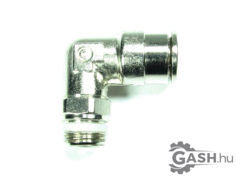 Dugaszolható menetes L gyorscsatlakozó, Camozzi S6520 10-1/4 G1/4-10 mm Dugaszolható menetes L gyorscsatlakozó, Camozzi S6520 10-1/4 G1/4-10 mm