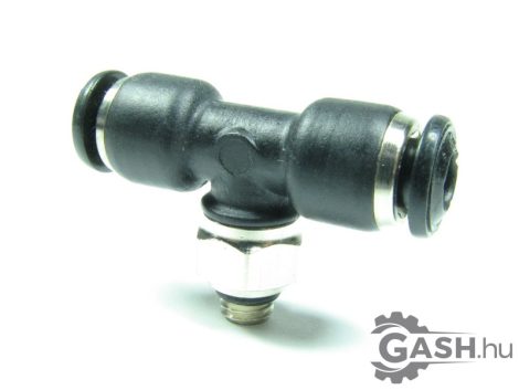 Dugaszolható menetes T gyorscsatlakozó, Timmer B-TEd-4-M5-KU 03181171 R1/8-8 mm Dugaszolható menetes T gyorscsatlakozó, Timmer B-TEd-4-M5-KU 03181171 R1/8-8 mm